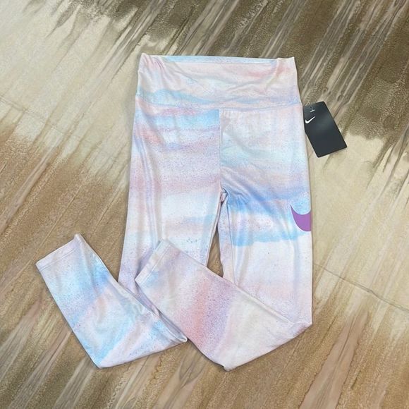 Nike Little Girls Rise All Over Print Legging - Picture 4 of 8